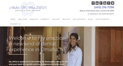 Desktop Screenshot of myomahadentist.com